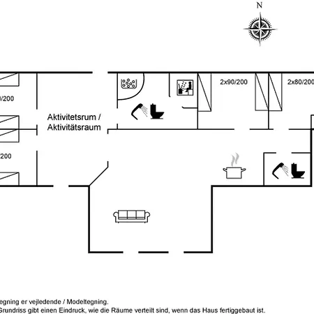 Carla - 1-5km From The Sea In Nw Jutland By Interhome Holiday home Saltum